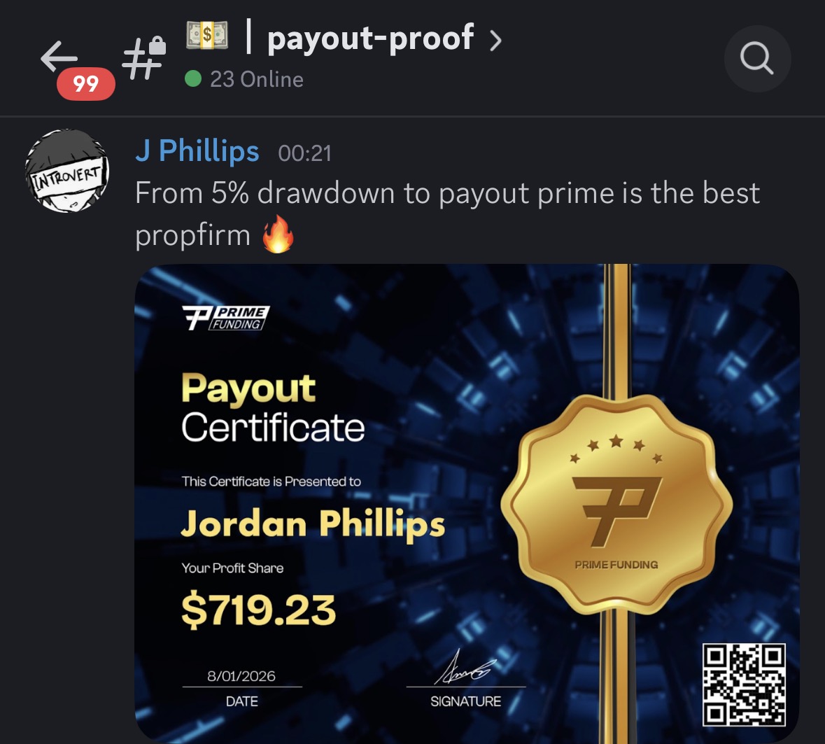 Discord Payout 2