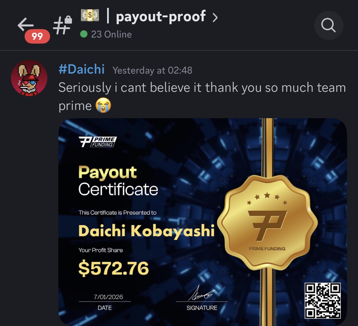Discord Payout 3