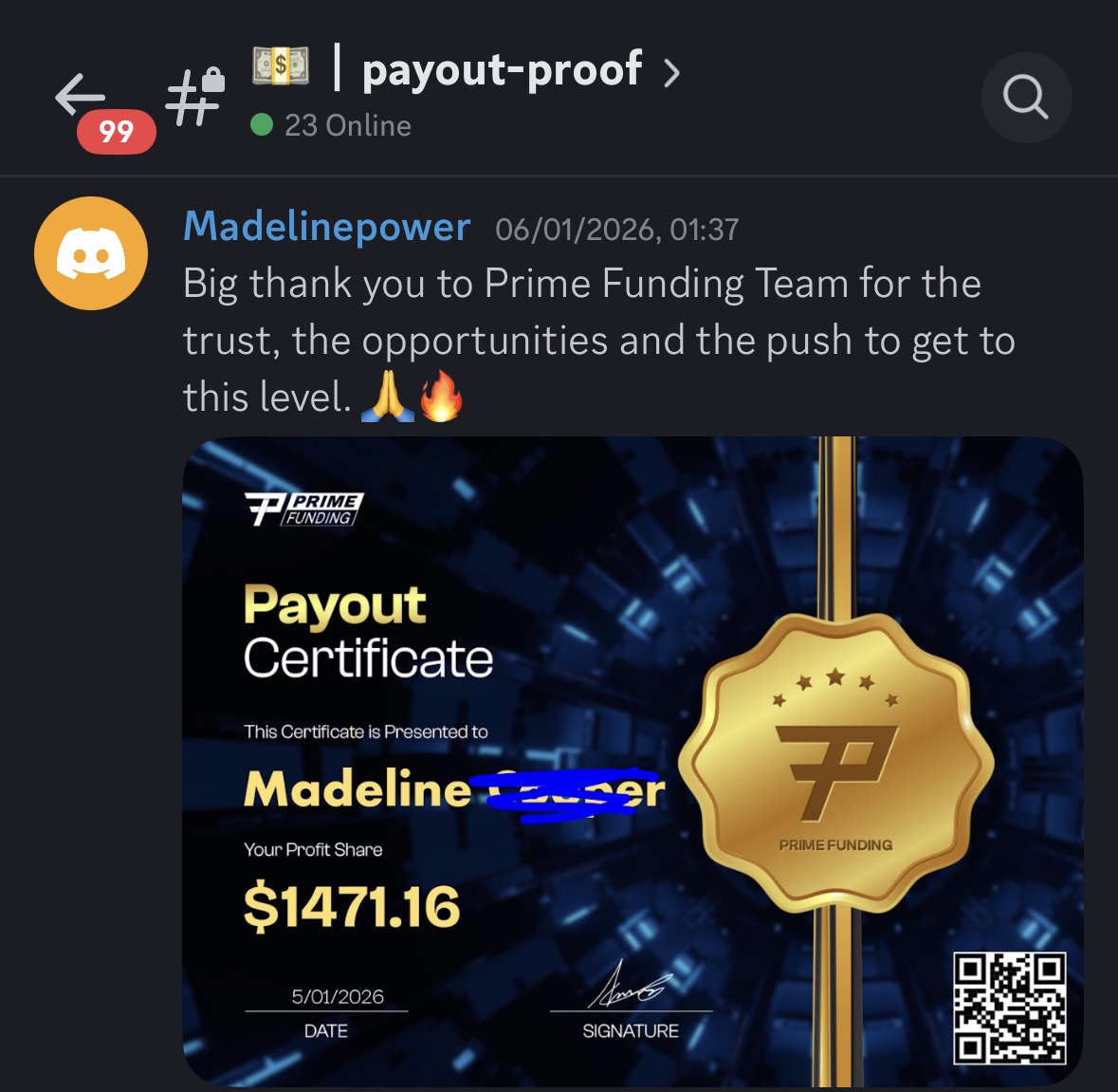 Discord Payout 8