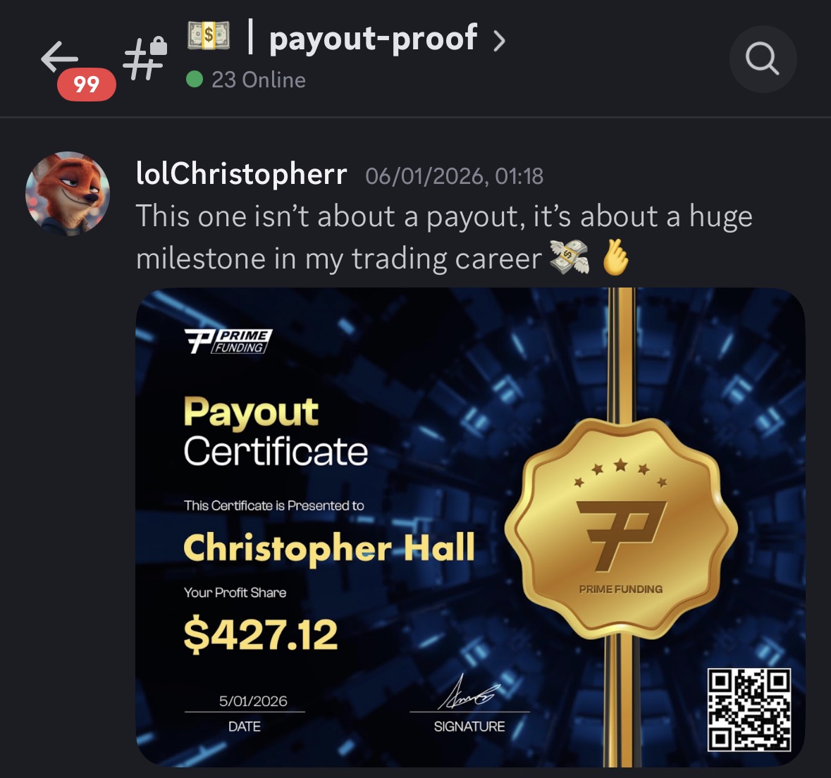 Discord Payout 9