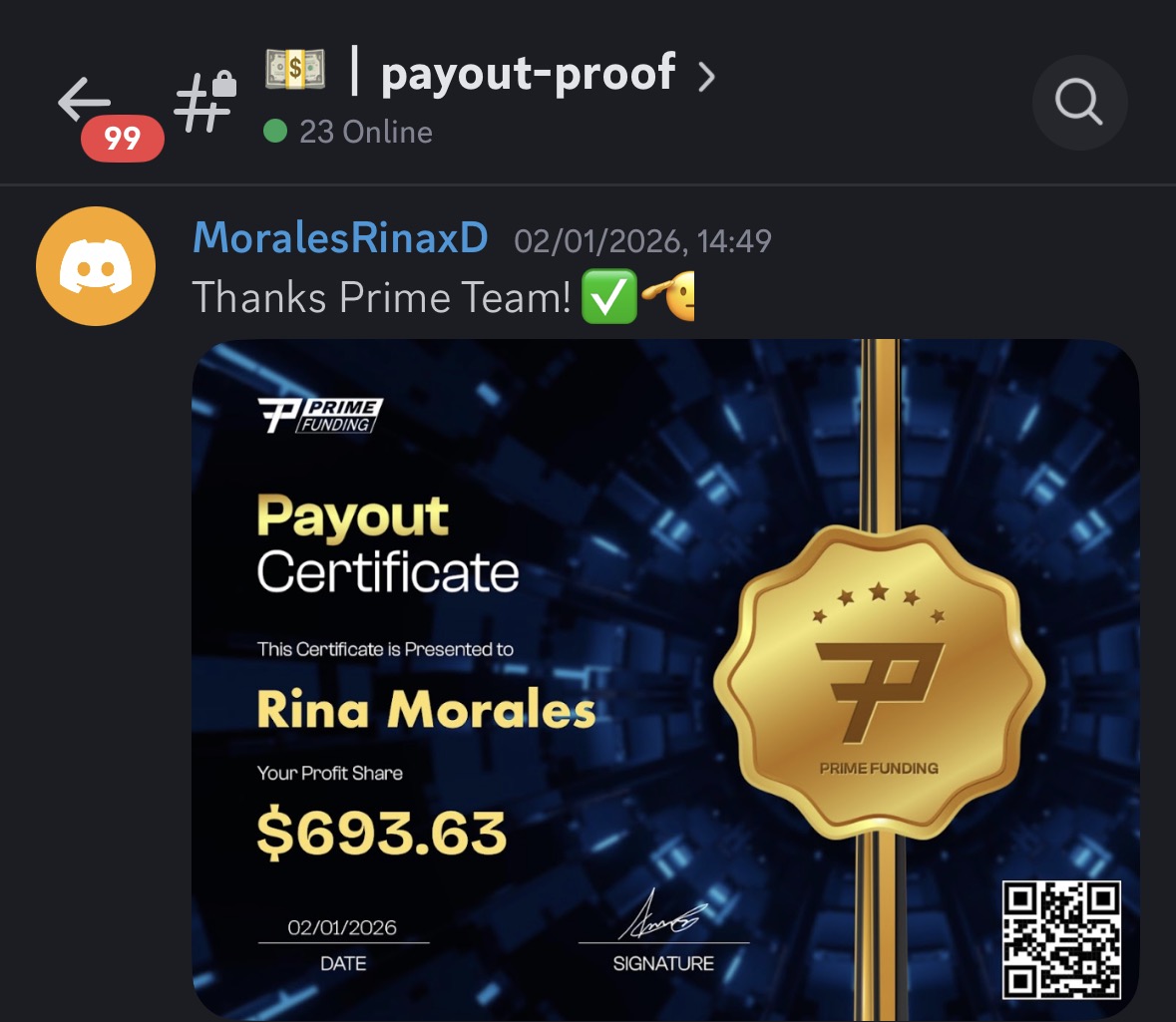 Discord Payout 12